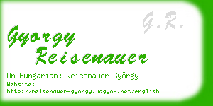 gyorgy reisenauer business card